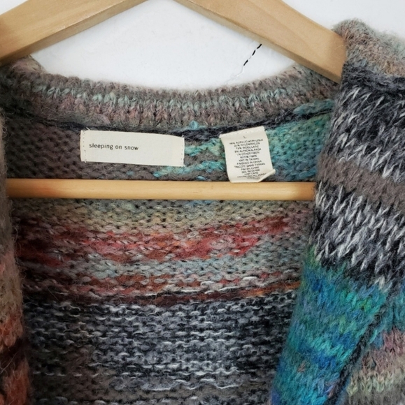 Anthropologie Sleeping on Snow Colorfield Belted Cardingan - Picture 4 of 7